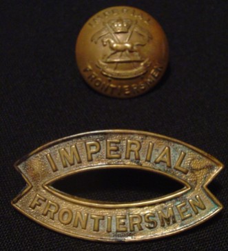 11 Imperial Frontiersmen button and titles